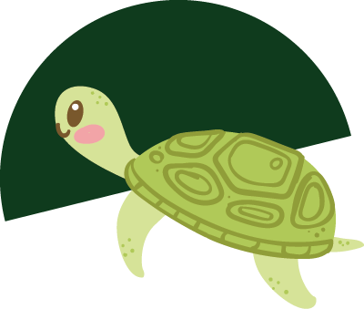 dad in the water with turtle